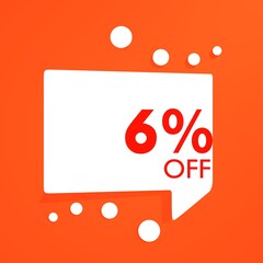 percentage discount label