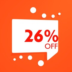 percentage discount label