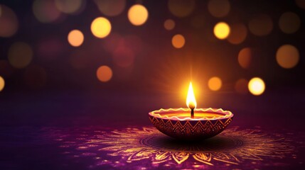 Beautiful diwali diya Background for Indian festival diwali celebration, Diwali lamp