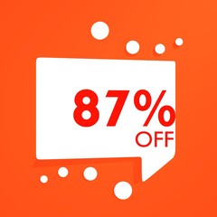 percentage discount label