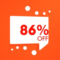 percentage discount label