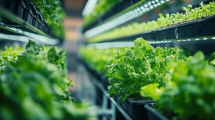 Innovative Vertical Farm Setup Utilizing Advanced Monitoring Systems for Optimal Crop Growth and Agricultural Technology