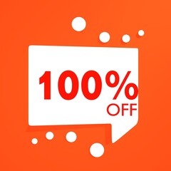 percentage discount label