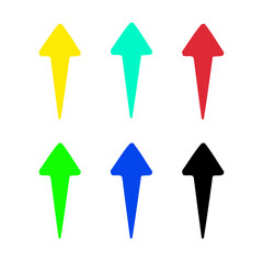 Up Arrows Multiple Colours Set.eps