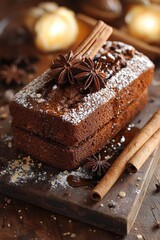  Pain d'&Eacute;pices: A spiced bread made with honey and flavored with cinnamon, nutmeg, and cloves.