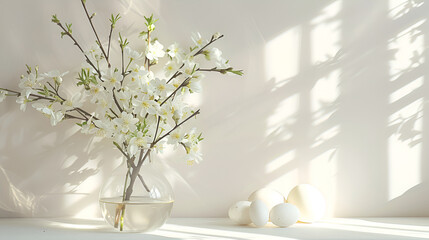 daffodils in jug on windowsill ,Bouquet of white tulips in white ceramic jug on table ,Vase with beautiful chamomile flowers on light wooden background