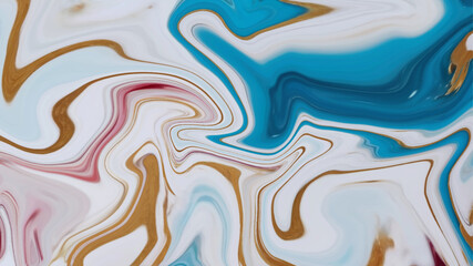 Luxurious marble wallpaper background. Luxury marble texture with gold glitter and blue tone. Indigo ocean blue marbling with natural luxury style swirls of marble and gold powder geode pattern.