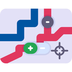 Obraz premium Map Zoom Icon