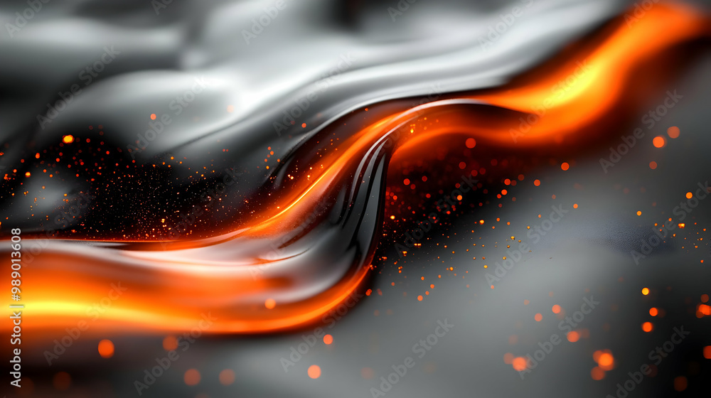 Aufkleber red liquid splashing and creating abstract art