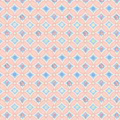 Cat Love Peace Pattern Seamless textile wallpaper background