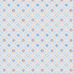 Cat Love Peace Pattern Seamless textile wallpaper background