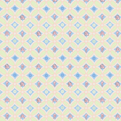 Cat Love Peace Pattern Seamless textile wallpaper background
