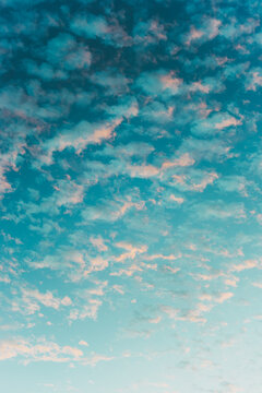 blue sky and clouds