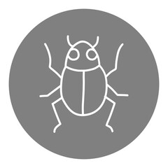 Nature Insect Round Logo