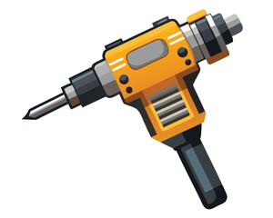 Jackhammer vector illustration isolated on a white background