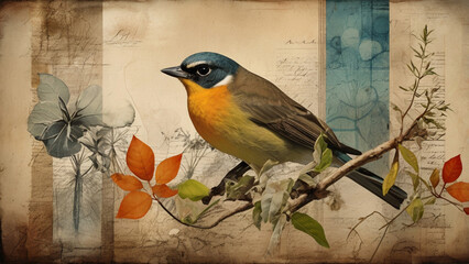 Harmony in Nature: A Vibrant Wildlife Collage