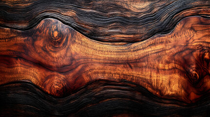 Fototapeta premium Wavy Wooden Texture Background Image