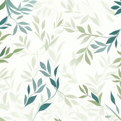 Green leaves patterned backgrounds green wallpaper.