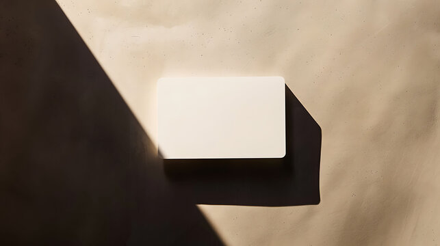 Minimalist Employee Recognition card for Employee of the Month featuring a clean design with a copyspace on the lower center perfect for a custom congratulatory note