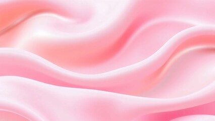 Fototapeta premium 光沢のある波や布のような流動的な質感をもったテクスチャー鮮やかな青・紫・ピンク・オレンジのグラデーションカラー