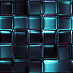 Blue glass blocks seamless and tile able, blue tiles