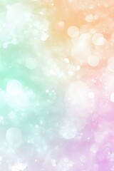 Obraz premium Dreamy Pastel Gradient Background with Soft Bokeh Effect for Beauty Products and Wedding Designs