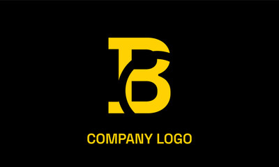 Bold yellow B logo for company
