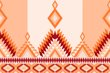 Colorful geometric ethnic pattern. Oriental, western, aztec, tribal traditional. seamless pattern. fabric, tile, background, carpet, wallpaper, clothing, sarong,wrapping, Batik, fabric,Vector pattern