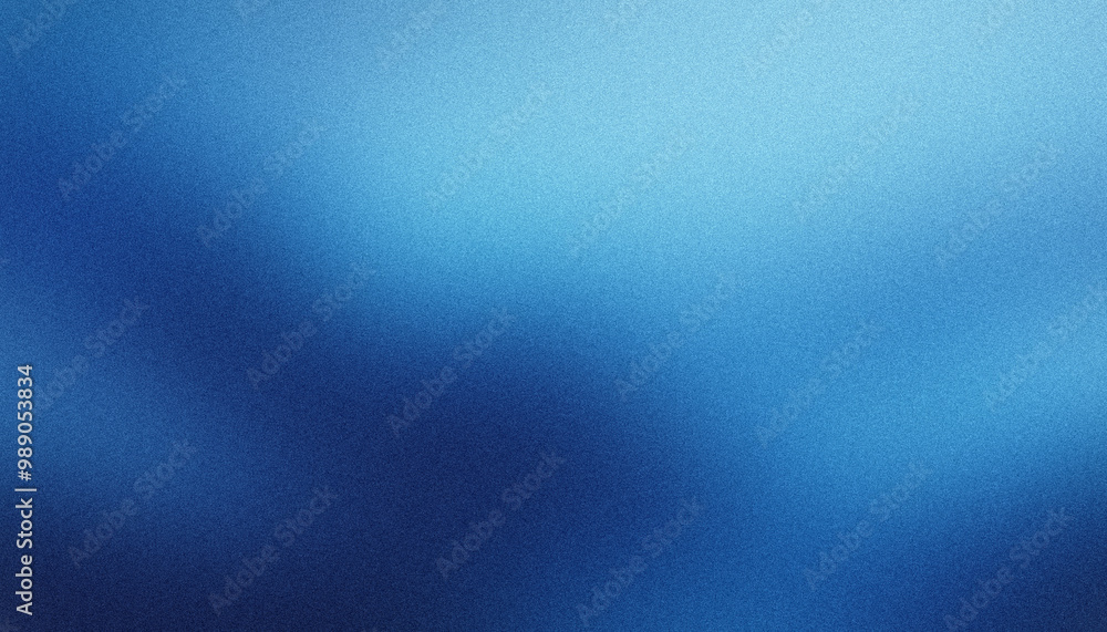 Aufkleber elegant blue abstract background with a textured grain and light reflections, ideal for adding sophi