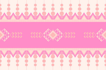 Colorful geometric ethnic pattern. Oriental, western, aztec, tribal traditional. seamless pattern. fabric, tile, background, carpet, wallpaper, clothing, sarong,wrapping, Batik, fabric,Vector pattern