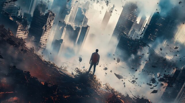 lonely man in the apocalypse world, ending