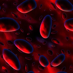 red blood cells tile able seamless