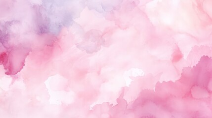 Pink and purple watercolor abstract background suitable for greeting cards, social media posts, invitations, and branding materials. Generative AI