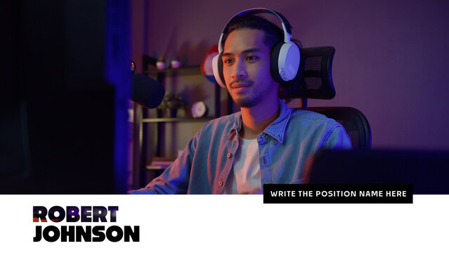 Animated Lower Third for Podcast Videos | High-Impact Lower Thirds for Gaming Streamers and Vloggers