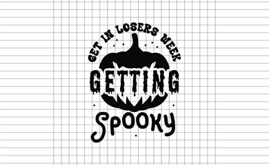 Halloween Typography Trendy Printable T shirt Design For Your POD