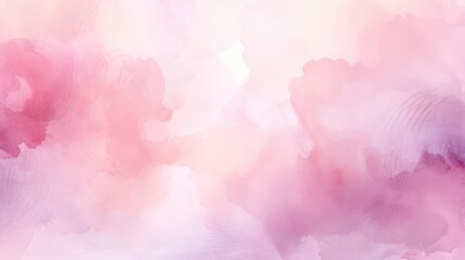 Fototapeta premium Pink and purple watercolor abstract background suitable for greeting cards, social media posts, invitations, and branding materials. Generative AI