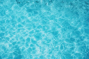 Obraz premium Blue water surface with light reflections perfect for backgrounds, nature themed designs, travel blog banners, or calming meditation visuals. Generative AI