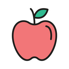 Good for health and nutrition design, ready to use apple icon