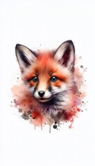 Fototapeta premium süßes Fuchsbaby