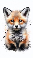 Obraz premium süßes Fuchsbaby