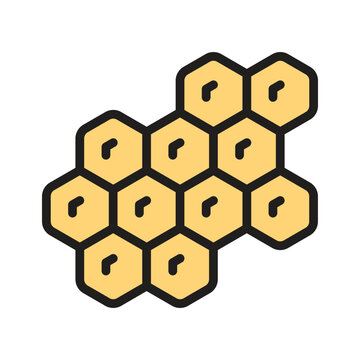 recommend clip art: A detailed bee hive icon symbolizing bees and honey production