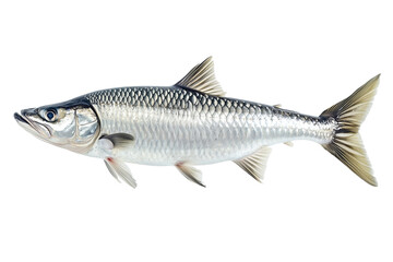 Tarpon fish isolated transparent background