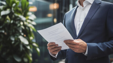 A business leader making a public statement about ethical practices in their industry