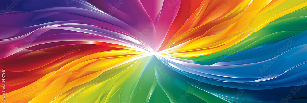Poster abstract design of an employee recognition card for outstanding achievement featuring a striking des