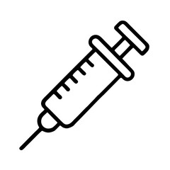 Minimalistic Syringe Icon for Websites and Apps