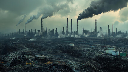 Photos of factories that destroy the environment