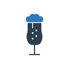 Drink Glass Icon - Beer Icon