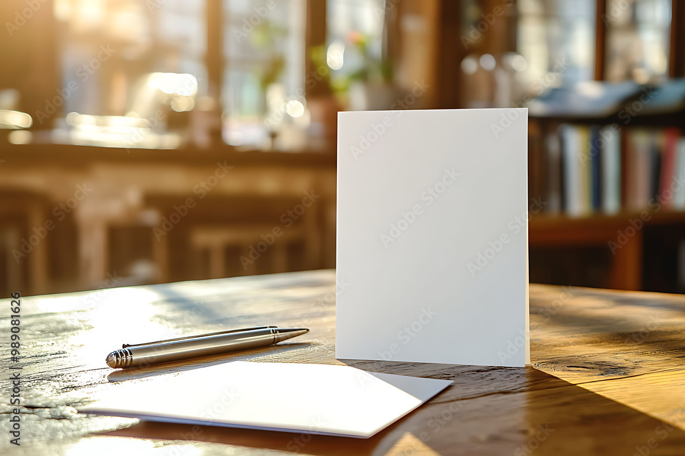 Poster elegant employee recognition card focusing on the employee of the month with a sophisticated design 
