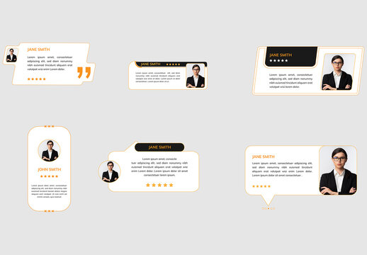 Client Feedback and Testimonial Template Design