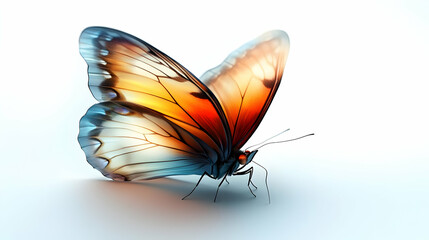A Stunning Butterfly with Vibrant Colors and Intricate Patterns